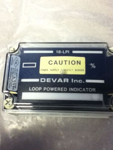DEVAR INC 18-LPI INDICATOR- NO BOX