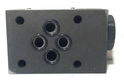 Daikin MC-02P-05-65 1/4" Modular Stacking Type Hydraulic Check Valve