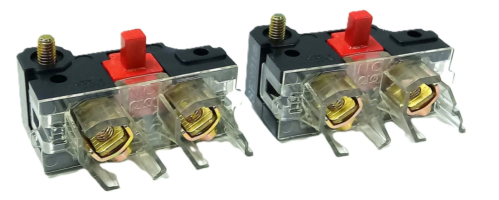 GE CR104PXC01 10 A 1 NC Single Circuit Contact Block w/ Finger-safe Terminals