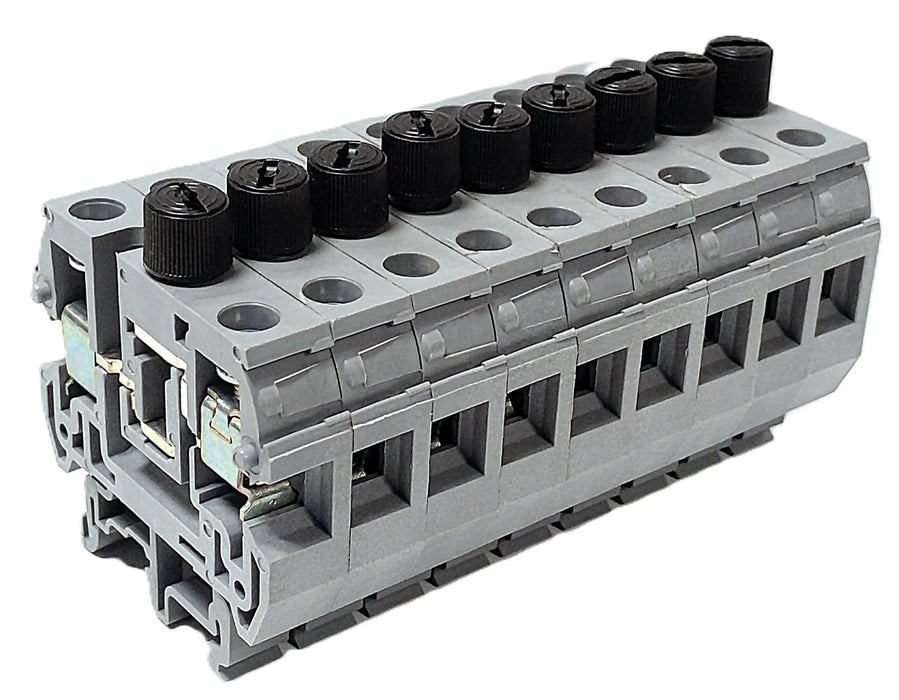 EEC Controls PLFS10/10A 10 A 12 mm DIN Rail Mounted Terminal Block
