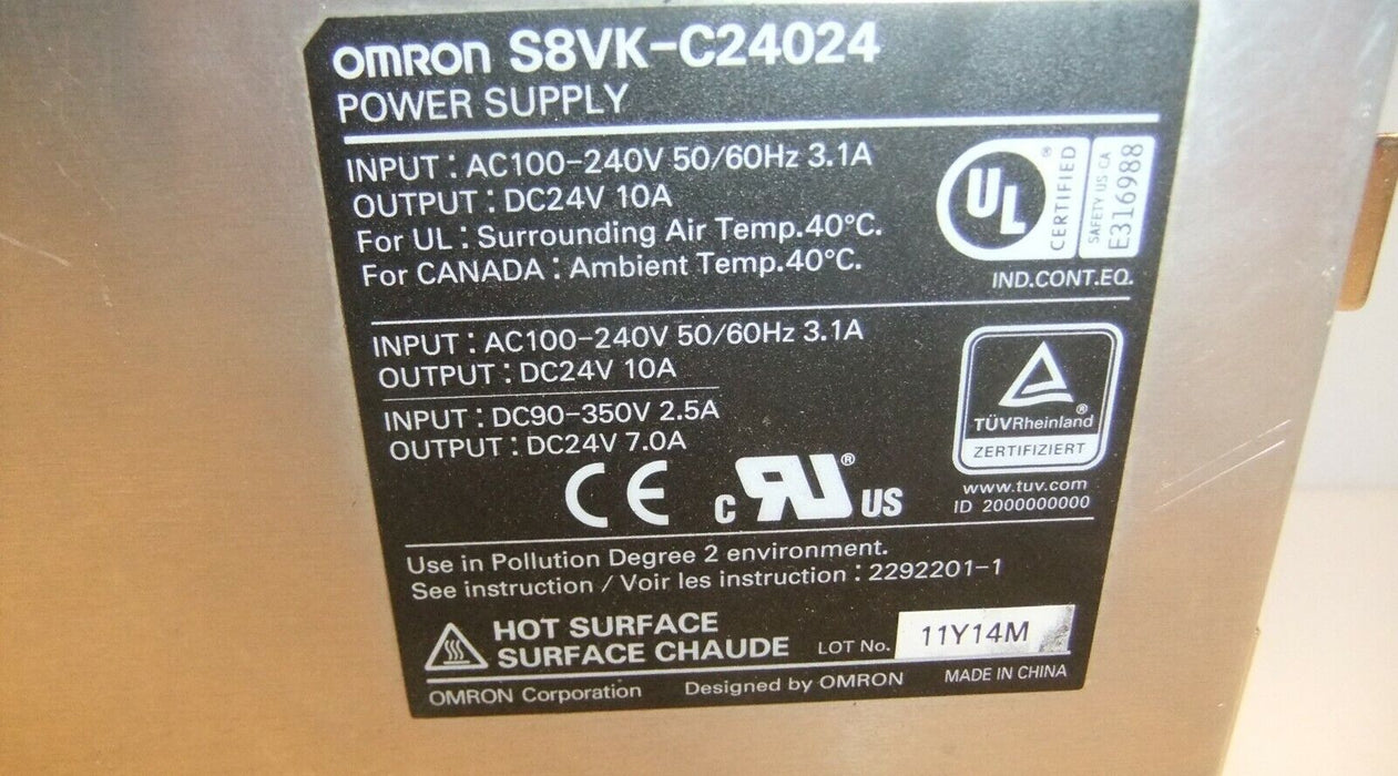 Omron Power Supply S8VK-C24024