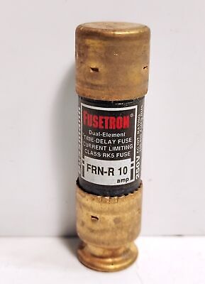 Bussmann FRN-R-10 250 V AC 10 A Current-Limiting Time-Delay Fuses