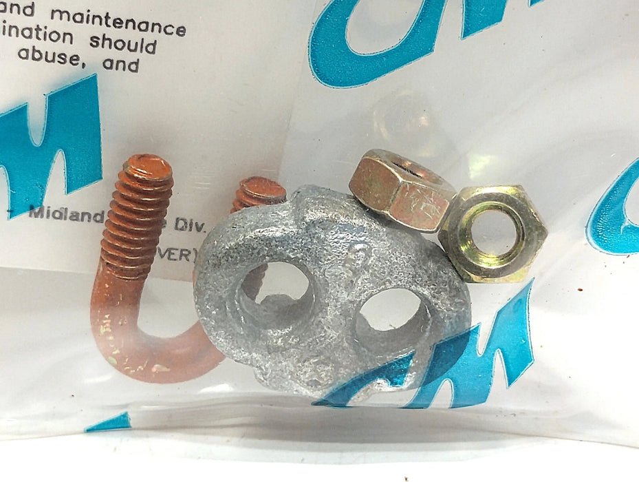 Columbus McKinnon M244 MA244 1/8 in Galvanized Steel Wire Rope Clip