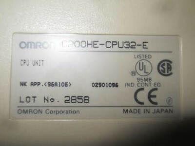 Omron C200HE-CPU32-E PLC Processor