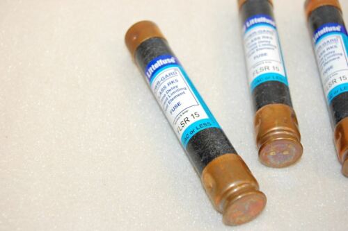 Littelfuse FLSR 15 TIME DELAY FUSE LOT OF 3
