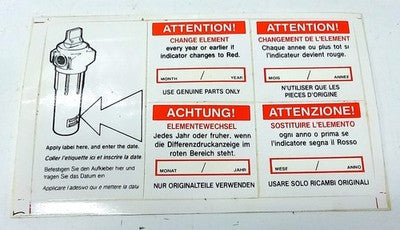 Domnick Hunter K040AC E040AC Compressed Air Filter Replacement Element