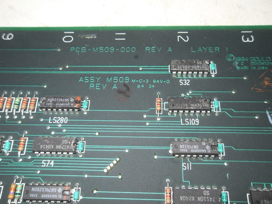 Gould Modicon AS-509P-004 REV A3 Memory Board