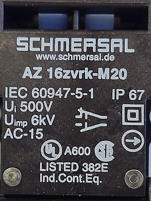 Schmersal AZ-16-ZVRK-M20 Safety Interlock Switch
