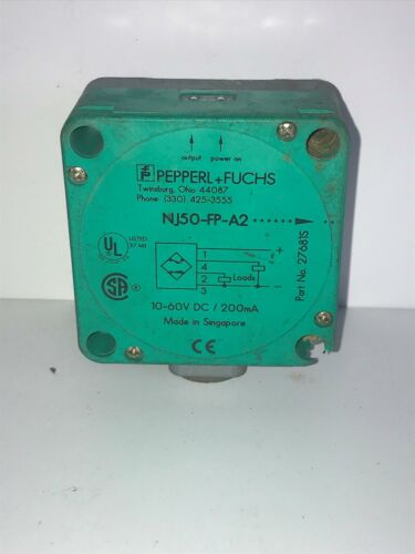Pepperl Proximity Sensor NJ50-FP-A2
