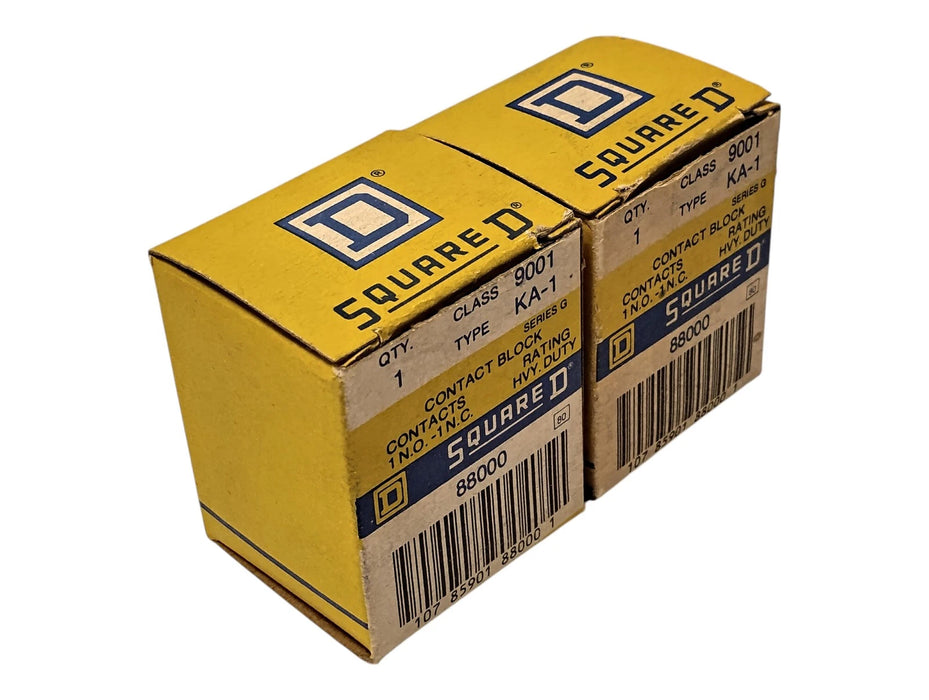 Square D 9001KA1 Series G 600 V 10 A 30 mm 1 NO/1 NC Contact Block