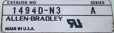 Allen-Bradley 1494D-N3 Circuit Breaker Operator Mechanism for Type 12 Enclosure