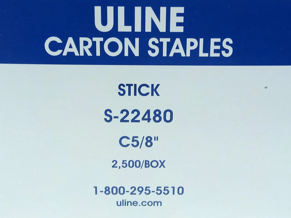 ULINE S-22480 C5/8" Carton Staples