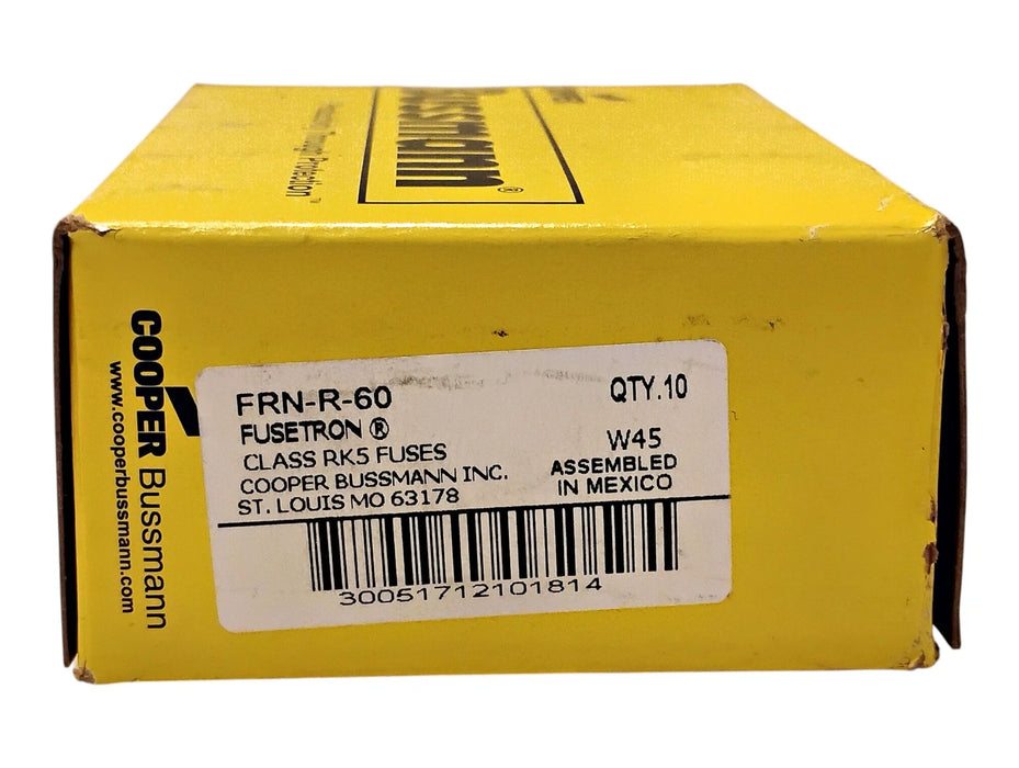 Bussmann FRN-R-60 250VAC/125VDC 60 A Current-Limiting Time-Delay Fuses