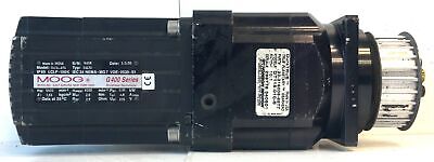 Moog G414-404 Brushless Servo w/ Thomson 32-216006-8877 Gearhead & Locking Hub