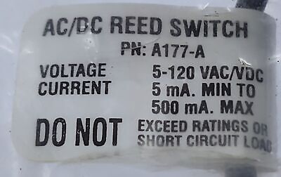 Compact Controls A177-A Reed Switch