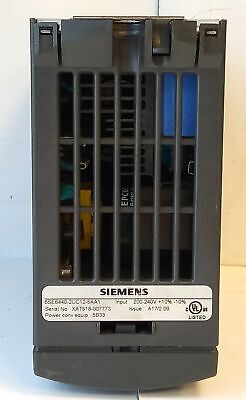 Siemens 6SE6440-2UC12-5AA1 MICROMASTER 440 AC Drive