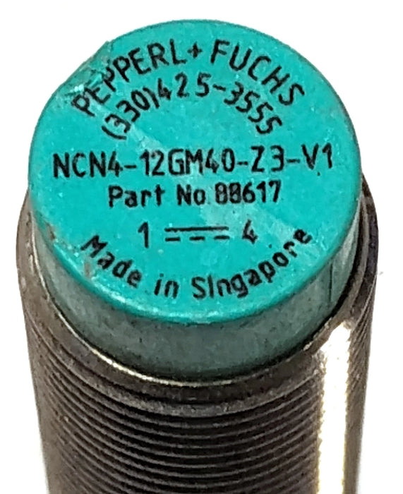 Pepperl Fuchs NCN4-12GM40-Z3-V1 88617 5-60 V DC Inductive Proximity Sensor