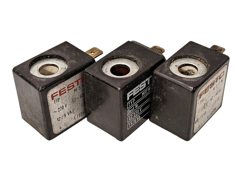 Festo MSFW-220 220 V AC Pneumatic Solenoid Valve Coil Only