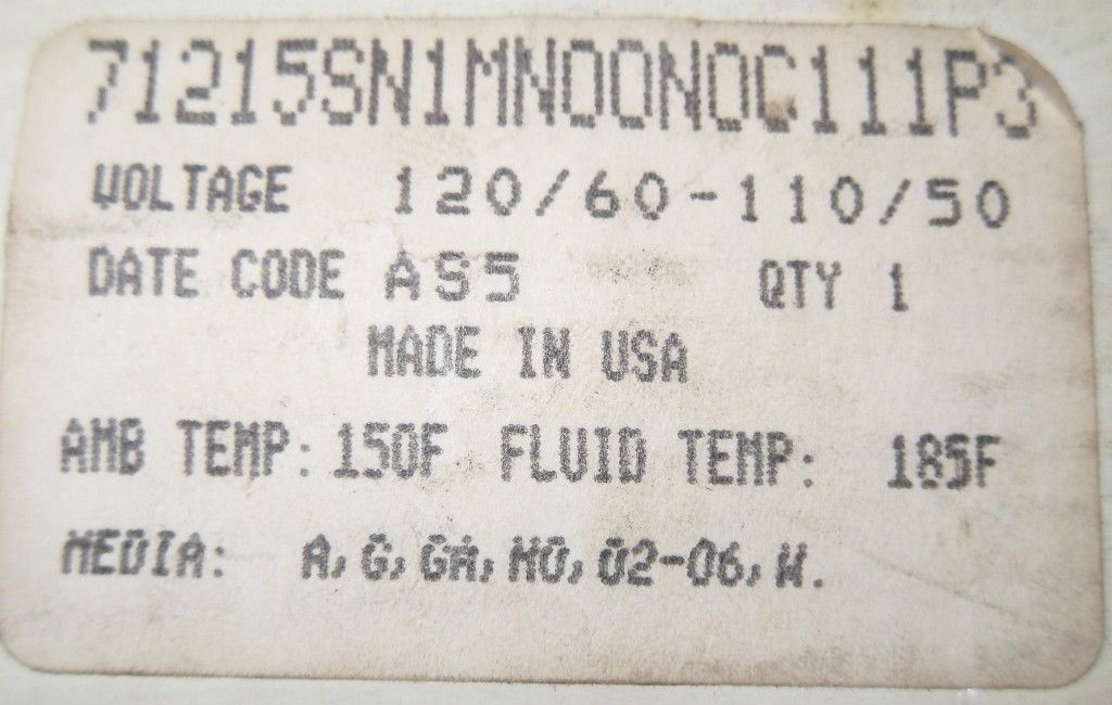 Skinner 71215SN1MN00N0C111P3 Valve