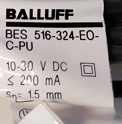 Balluff BES-516-324-EO-C-PU-05 10-30 V DC Inductive Proximity Sensor