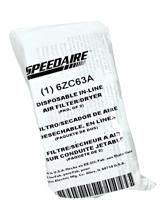 SPEEDAIRE 6ZC63A 1/4 in NPT Disposable Air Filter/Dryer