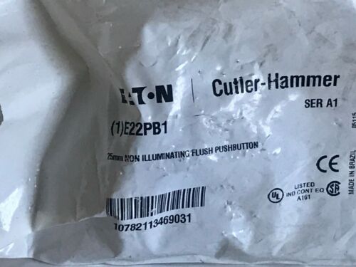Eaton E22PB1 Flush Push Button