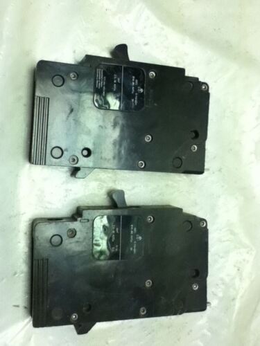 LOT OF 2 USED Square D EDB14020 CIRCUIT BREAKERS