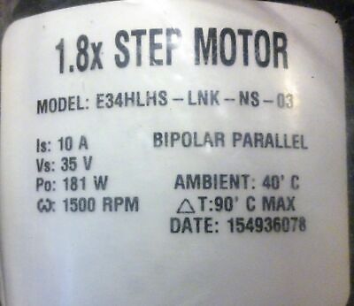 Danaher E34HLHS-LNK-NS-03 1.8X Step Motor