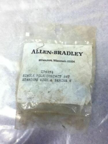 Allen-Bradley Z-34039 Z34039 Size 2 or 60 A 1 Pole Contact Kit