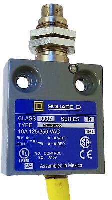 Square D 9007MS06S0300 240VAC 10A Limit Switch
