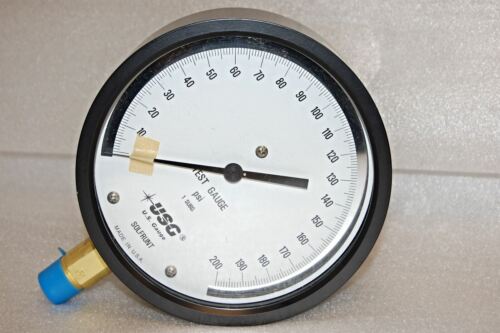 AMETEK 1404 200PSI 1/2 ANPT LM PRESSURE GAUGE