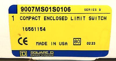 Square D 9007MS01S0106 240VAC 10A Limit Switch