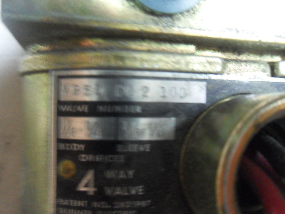SKINNER V955DB2100 4 WAY SOLENOID VALVE