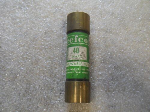 1 LOT OF 6 CEFCO B91-02 RENEWABLE 40A FUSES