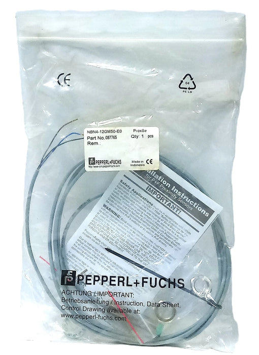 Pepperl Fuchs NBN4-12GM50-E0 087765 6-36 V DC Inductive Proximity Sensor