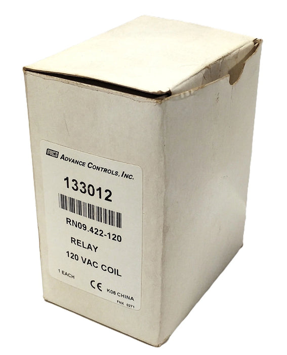 Advance Controls 133012 RN09.422-120 Relay w/ 120 VAC Coil