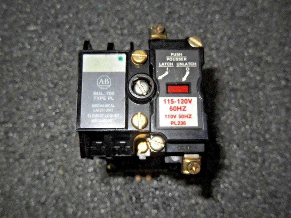 Allen-Bradley 700-PL400A1 Relay W/ Mechanical Latch Unit
