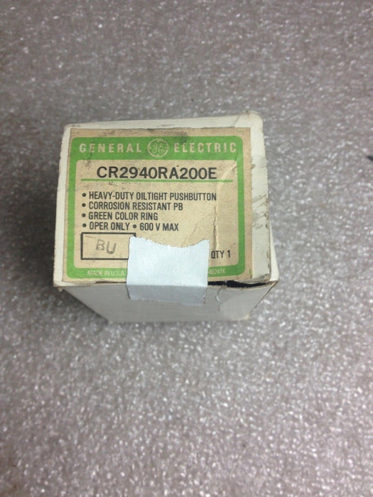 GE CR2940RA200E Green Pushbutton Head