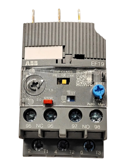 ABB EF19-2.7 690 V AC 0.8-2.7 A Electronic Overload Relay