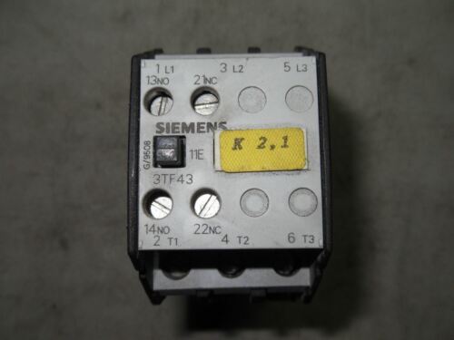 1 Siemens 3TF4-310-0BB4 CONTACTOR