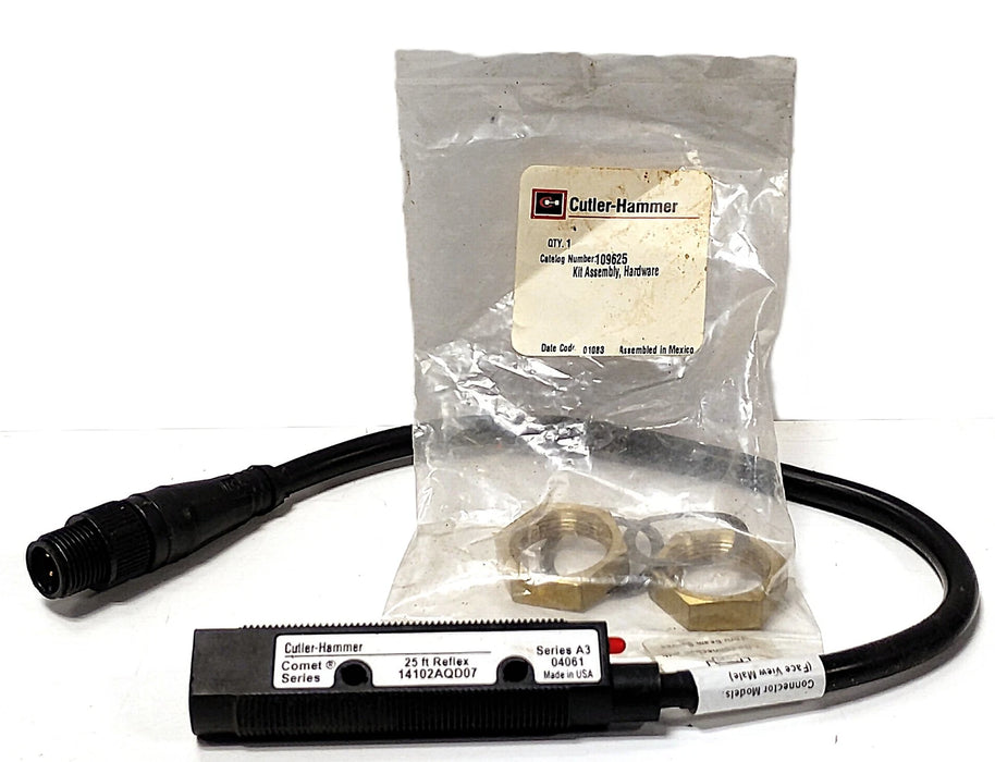 Cutler-Hammer 14102AQD07 10-30 V DC RetroReflective Photoelectric Sensor