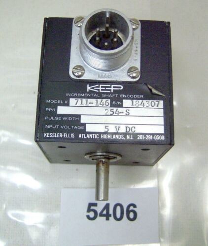 KEP Kessler Ellis Encoder 711-146 PPR: 254-S 5 VDC