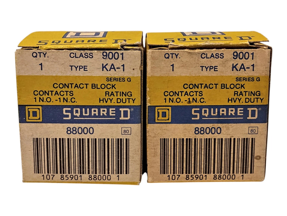 Square D 9001KA1 Series G 600 V 10 A 30 mm 1 NO/1 NC Contact Block