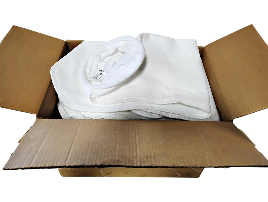 PE-10-P2S Size 2 10 Micron Polyester Felt Polypropylene Ring Liquid Filter Bags