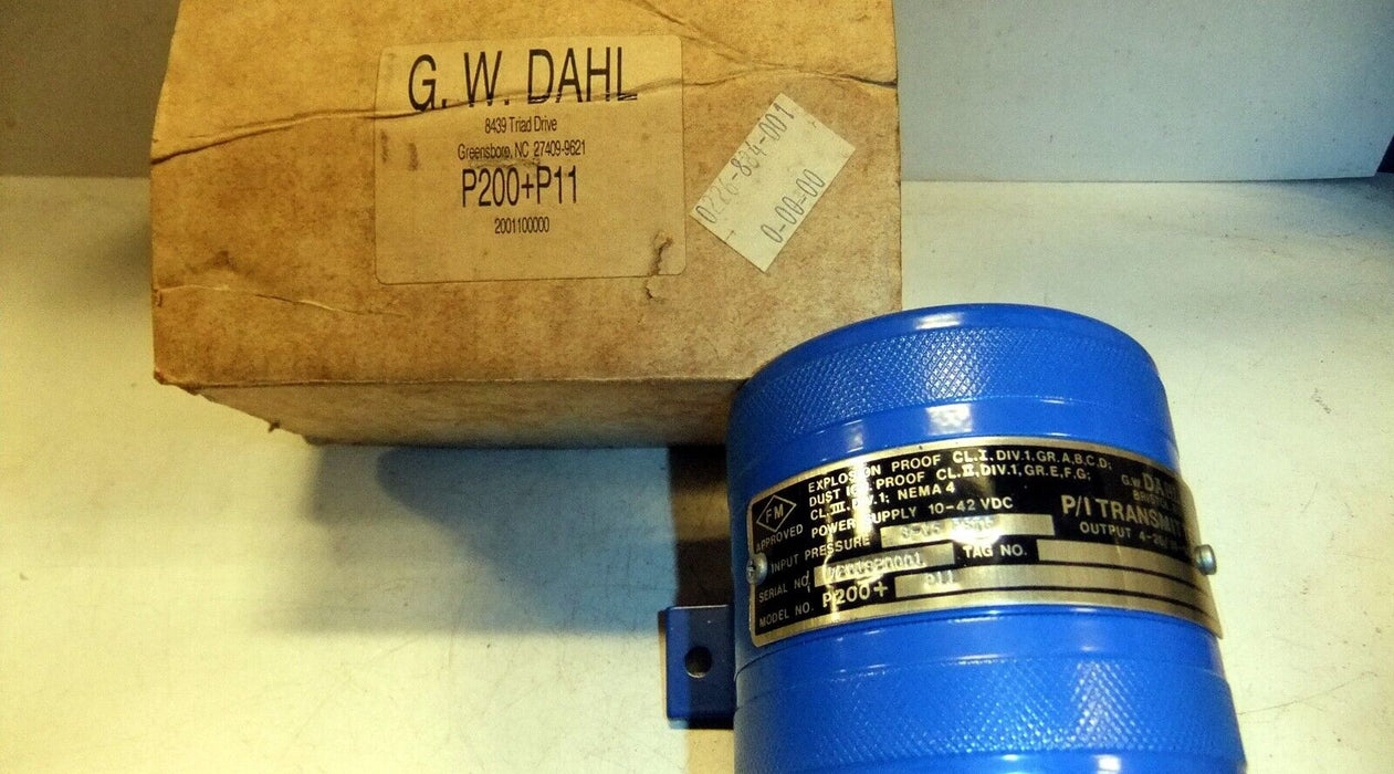 G.W. Dahl P200+ + P11 Current Transducer