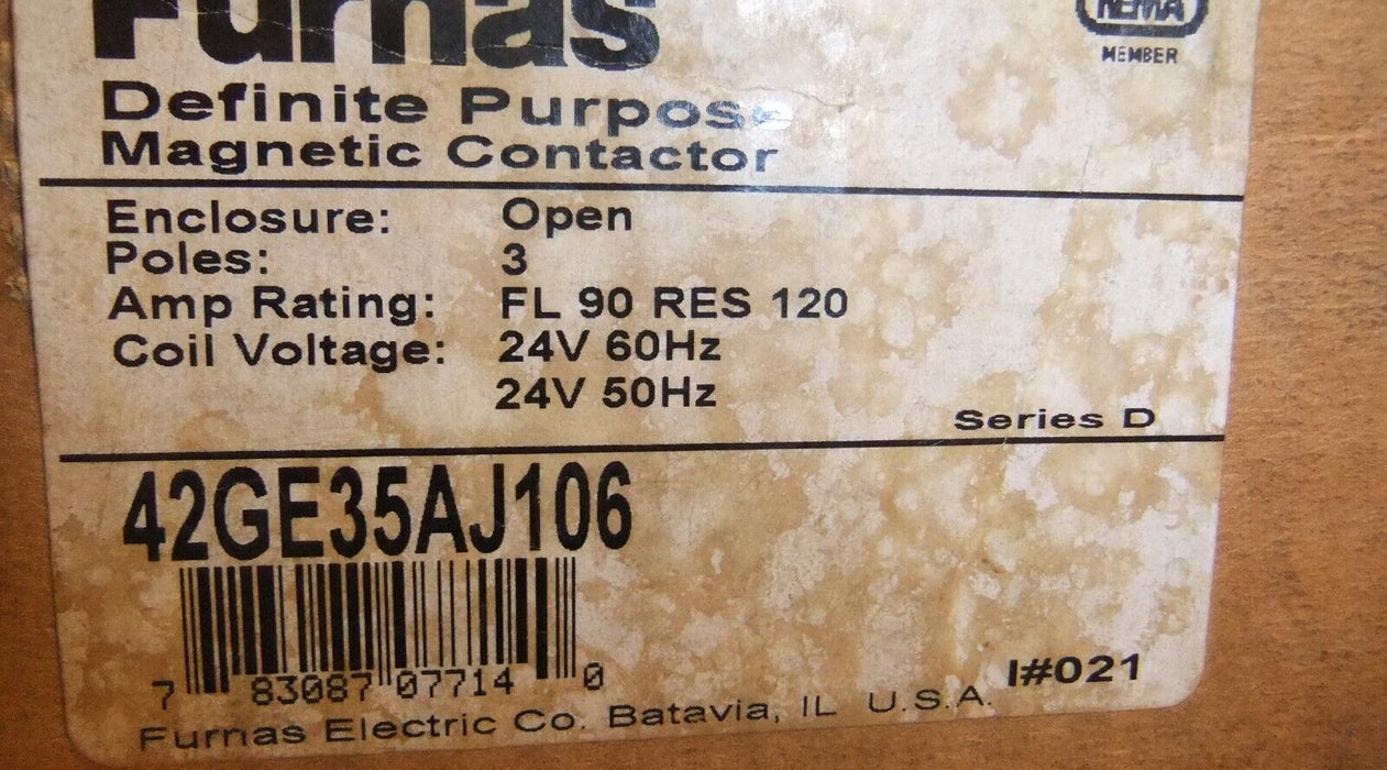 Furnas Full Voltage Magnetic Contactor 42GE35AJ106