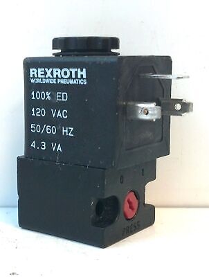 Bosch Rexroth R432015466 P068899 120 V AC Solenoid Valve Coil