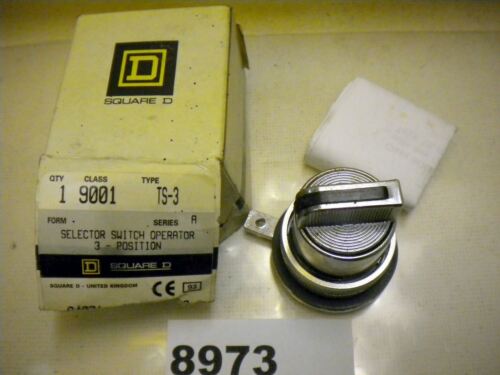 Square D 3 Pos Selector Switch 9001-TS3