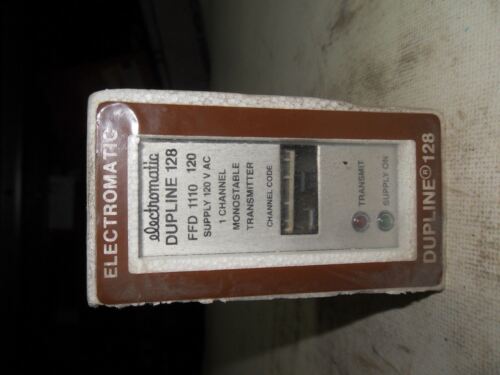 1 ELECTROMATIC DUPLINE 128 FFD 1110 120 MONSTABLE TRANSMITTER