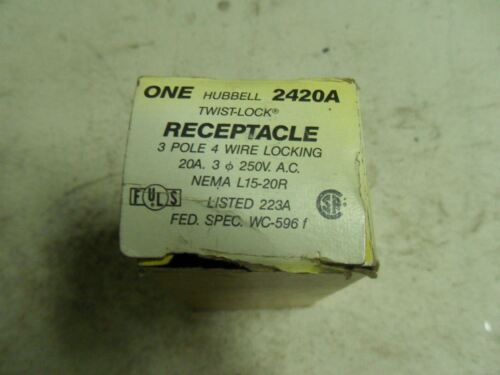 Hubbell 2420A RECEPTACLE